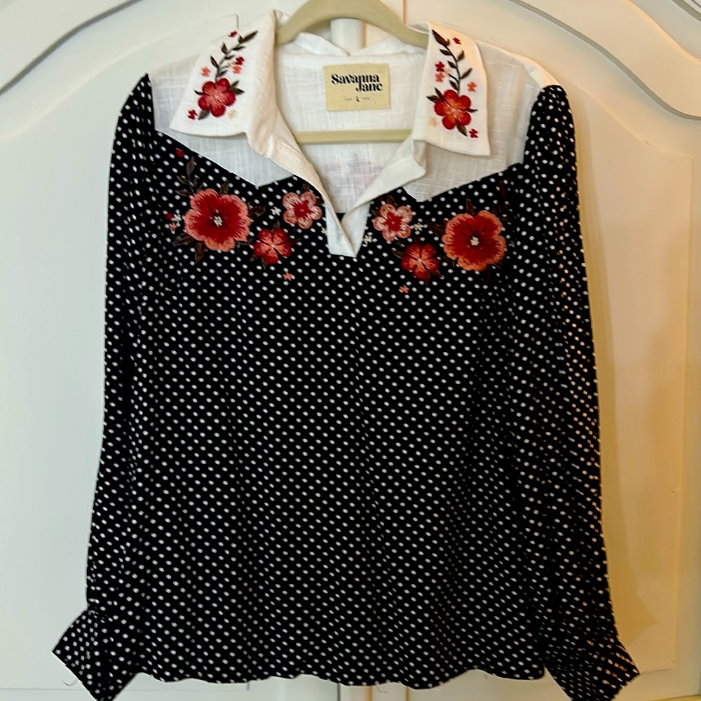 Savannah, Jane, dress shirt, large